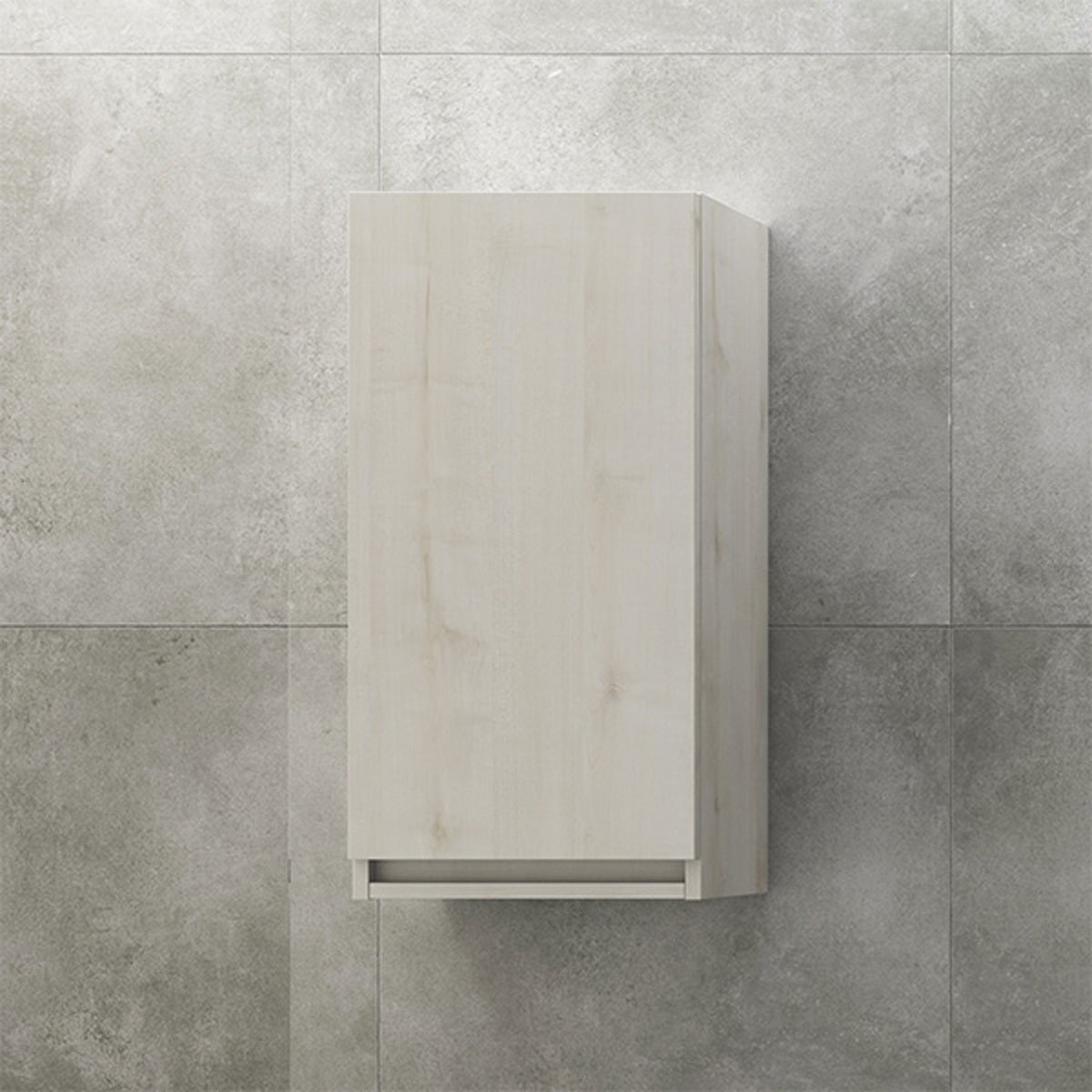 Weißer Badezimmerschrank