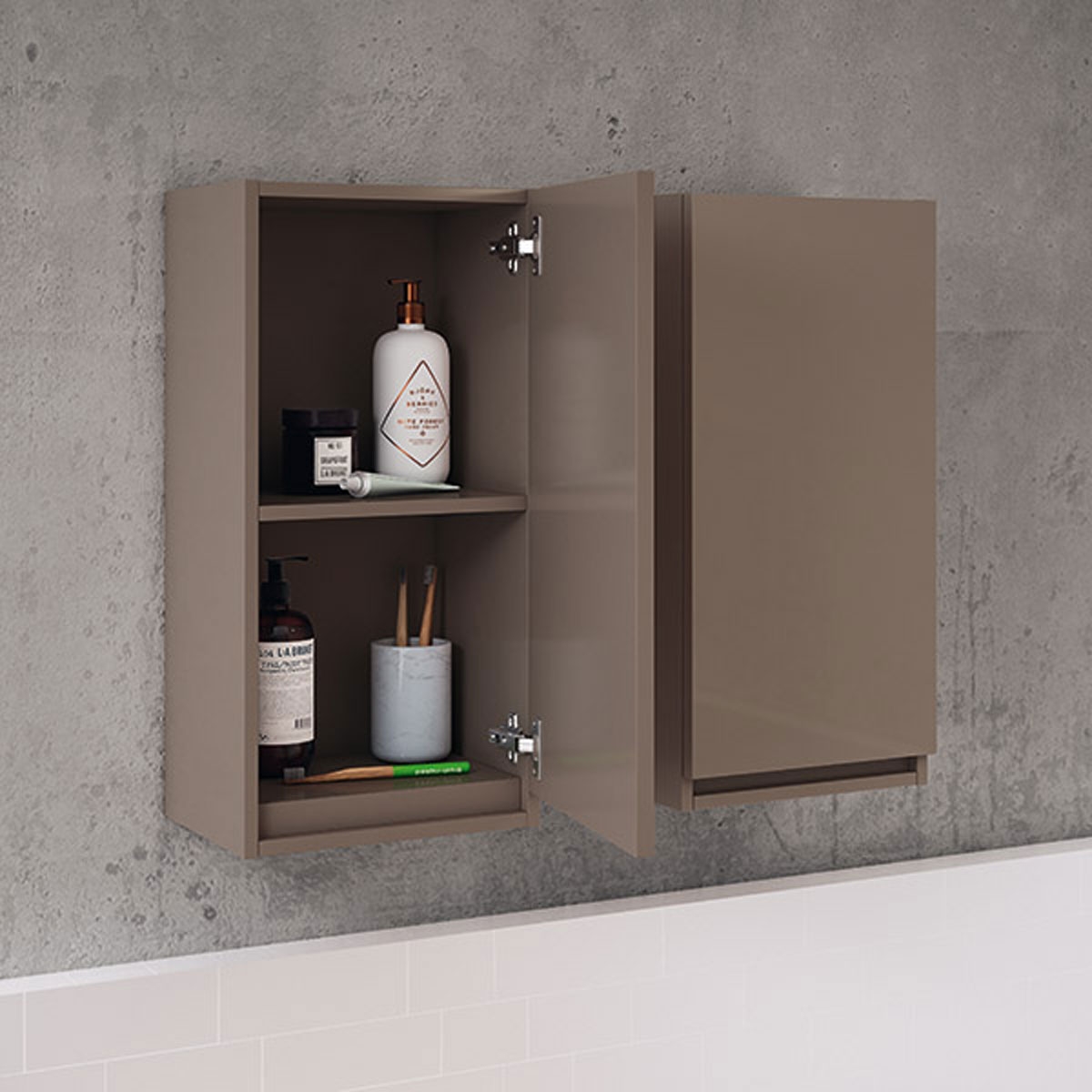 Bathroom cabinet 2 shelves