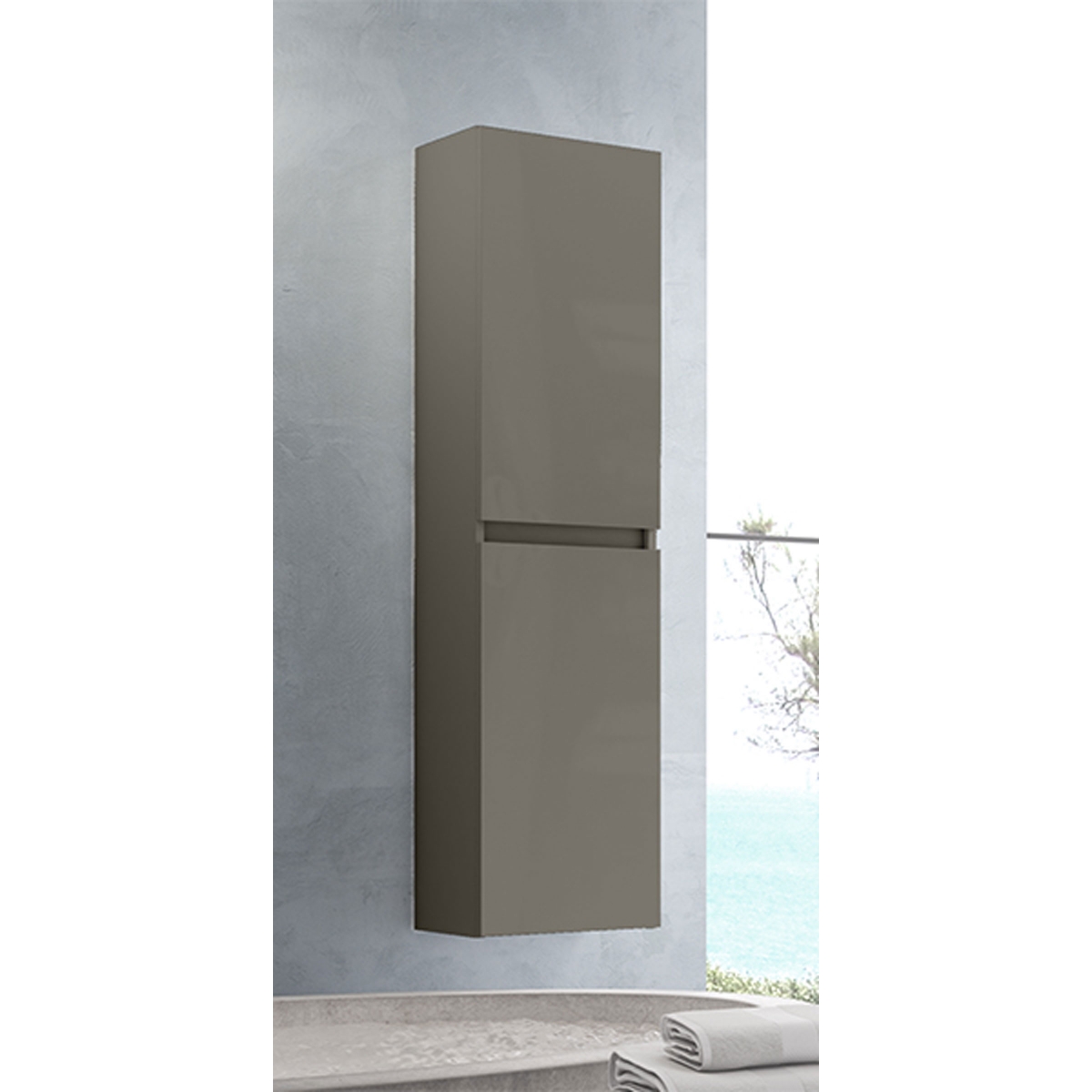 Armário para casa de banho de 1 porta