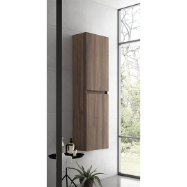 Suspended bathroom cabinet with 2 doors depth Model Box