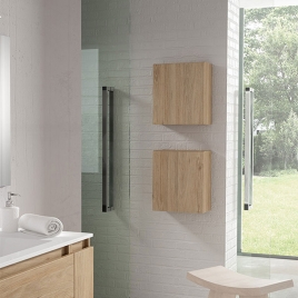 Armoire de salle de bain suspendue carrée Modèle de boîte