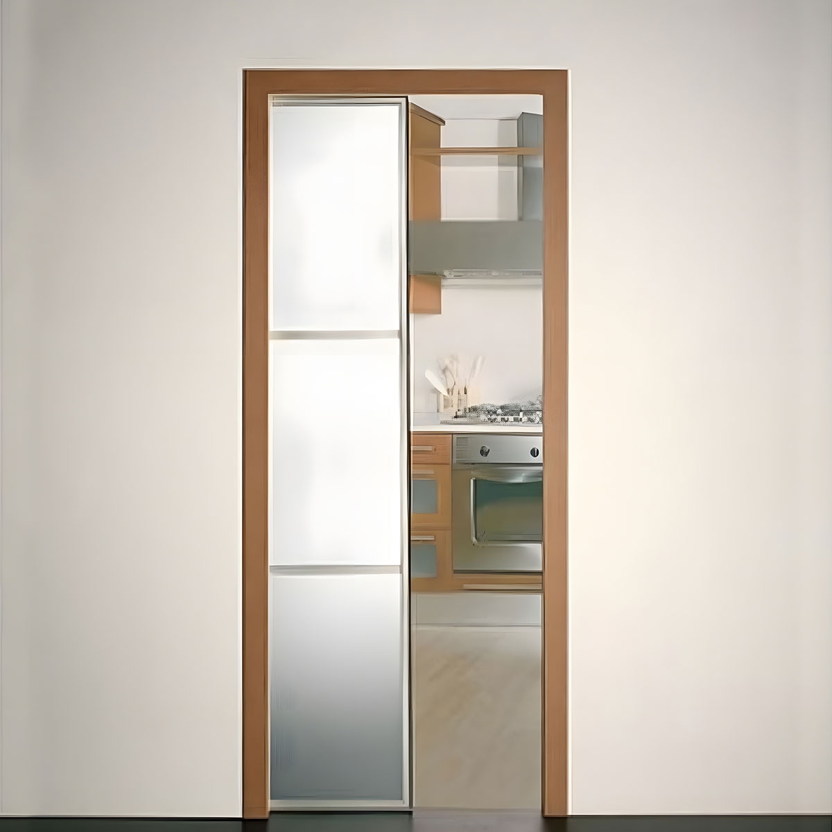 Sliding door structure 800 x 2020 x 69 mm - Boxkel