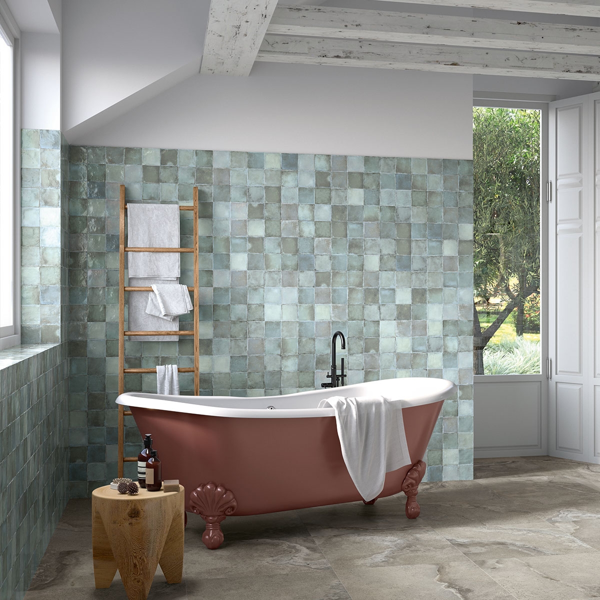 Amb-Cross-Taupe-Rectified-60x60-2