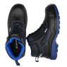 Vista Safety Boots Bellota Comp S3 Preto e Azul Couro 72307
