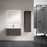 Gray bathroom furniture