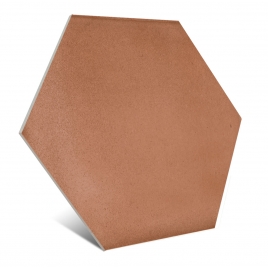 Hexágono de argila Salmão 17,5X20,2 cm (Caixa de 0,5m2)