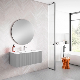 Griggio suspended bathroom furniture with 1 drawer Model Bari