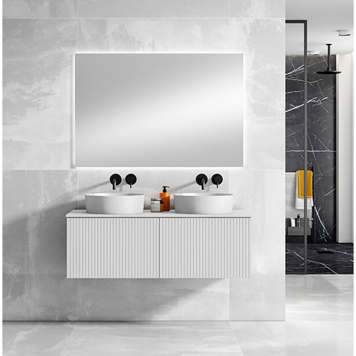 Meubles de salle de bains suspendus33