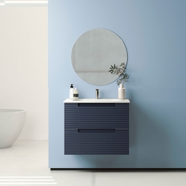 Aufgehängte marineblaue Badezimmermöbel mit 2 Schubladen Modell Kyoto