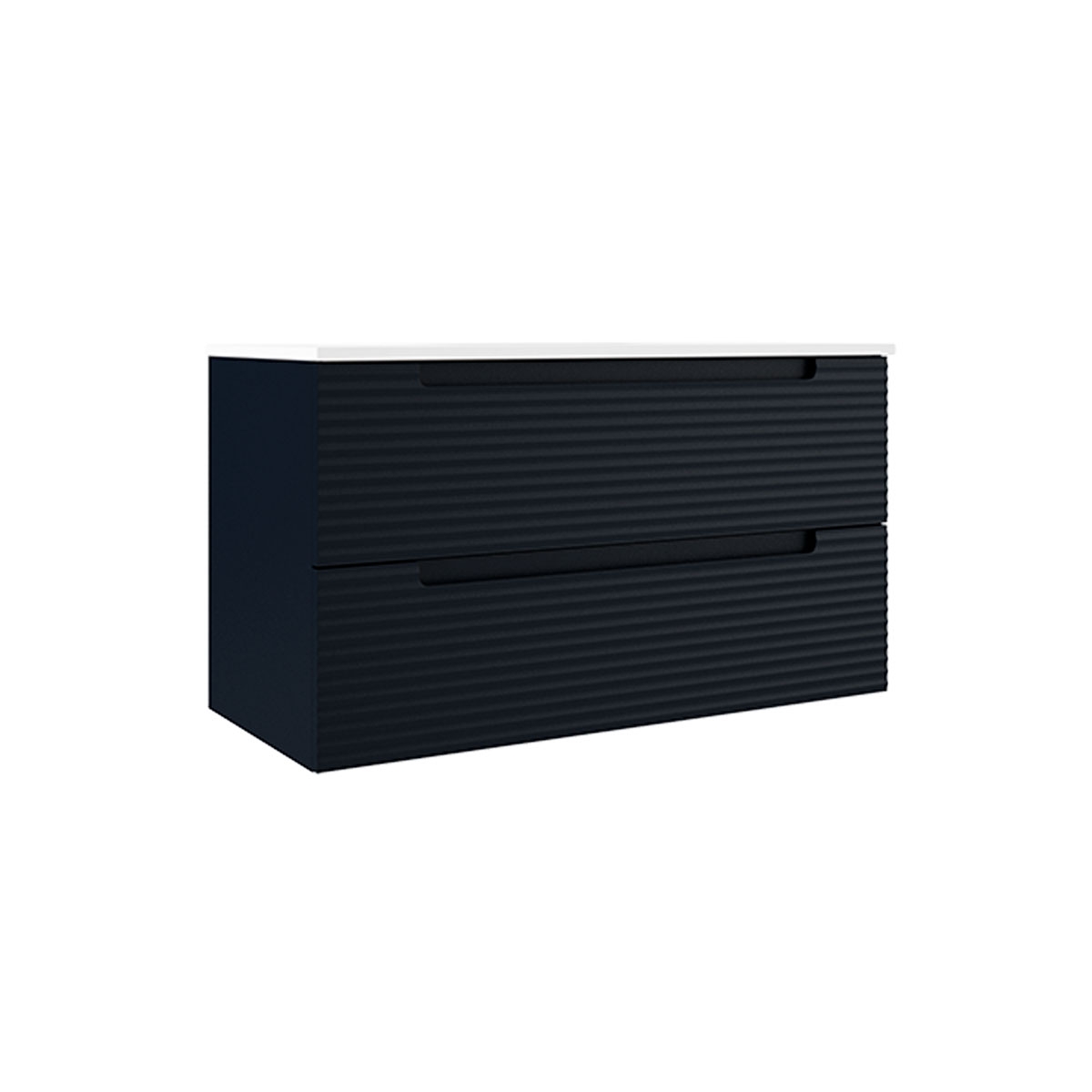 Meuble de salle de bain suspendu 2 cajones_8