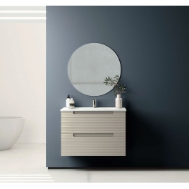 Mueble de baño suspendido Griggio con 2 cajones Modelo Kyoto