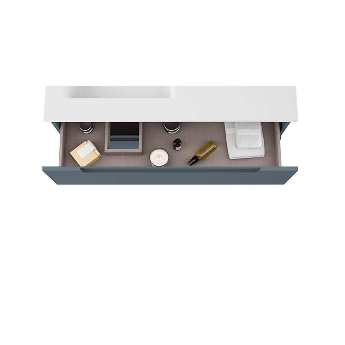 Hängende Möbelschublade für baño_6