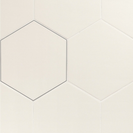 Foto de Hexagon White 17.5x20.2 cm (Caja de 1 m2)