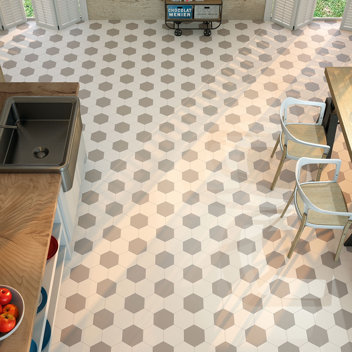 Amb-Hexagon-White-APE-1