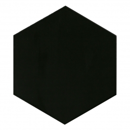 Foto de Hexagon Black 17.5x20.2 cm (Caja de 0.72 m2)