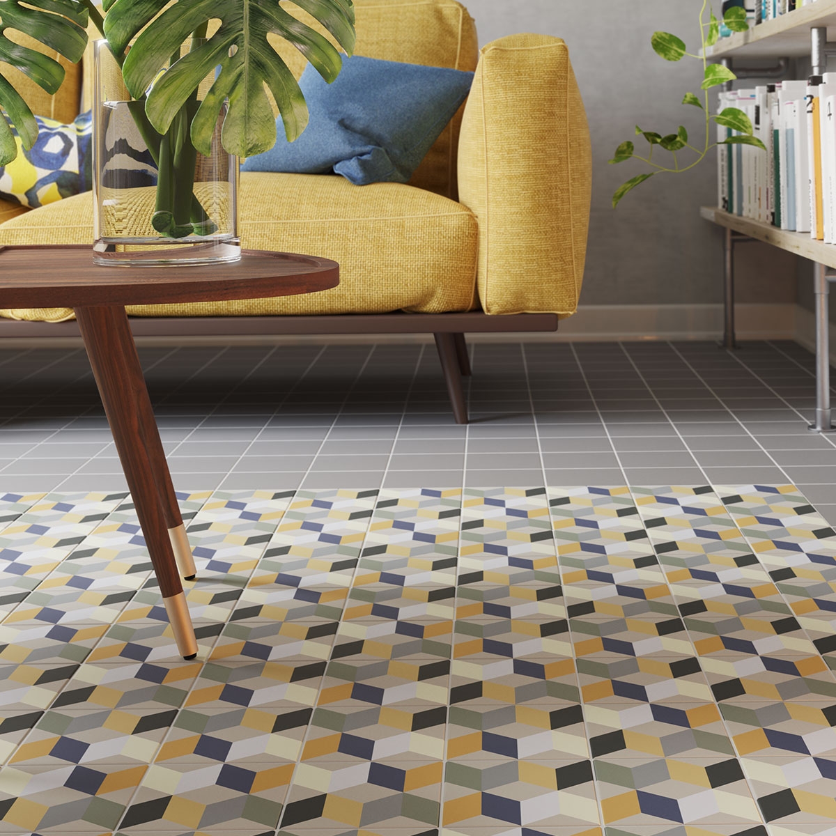 Lahore Amarelo 15x15 (caixa de 1 m2)