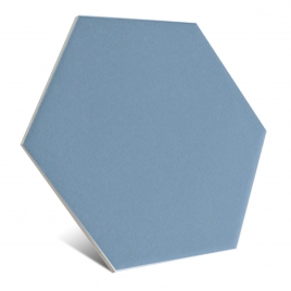 Hexa Mambo Bleu Lumière 10.7x12.4 cm (Boîte de 0.50 m2)