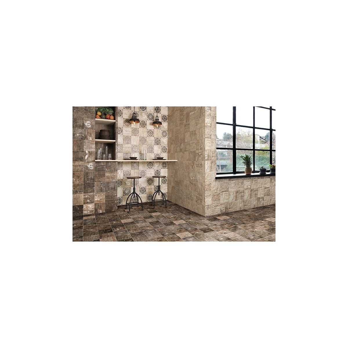Pavimentos e revestimentos Pavimento Colonial Mahogany (m2) tijolo ao melhor preço