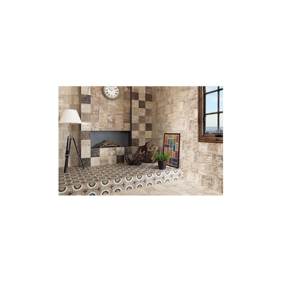 Floor and tiles Cheap imitation Louisiana Colonial flooring