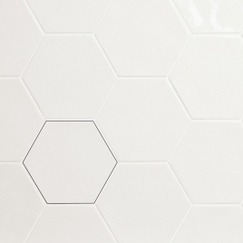 Foto de Dawn White Crackled 12x13.8 cm(Caja de 0.48m2)