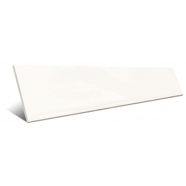Bullnose Monochrome White 5x30 cm (Caixa de 27 peças)