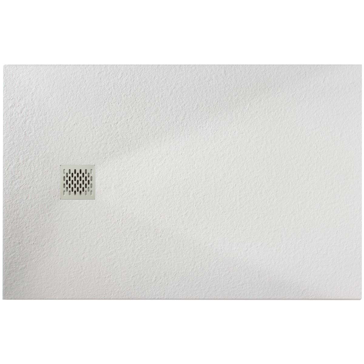 Détail receveur de douche en résine McBath Diva White