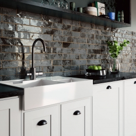 Foto de Bullnose Snap Graphite 7,5x30 cm (Caixa de 0,41 m2)