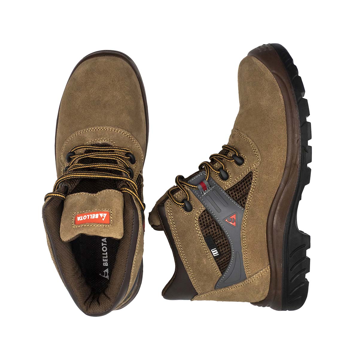 Heel Safety Boot Bellota Nonmetal Air S1P Suede