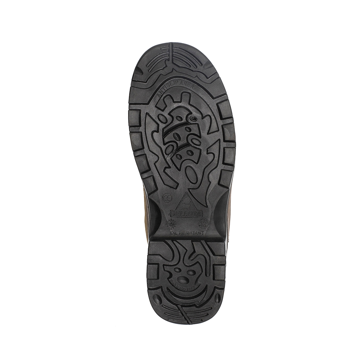 Ar não metálico S1P Suede Bellota sola de segurança da bota