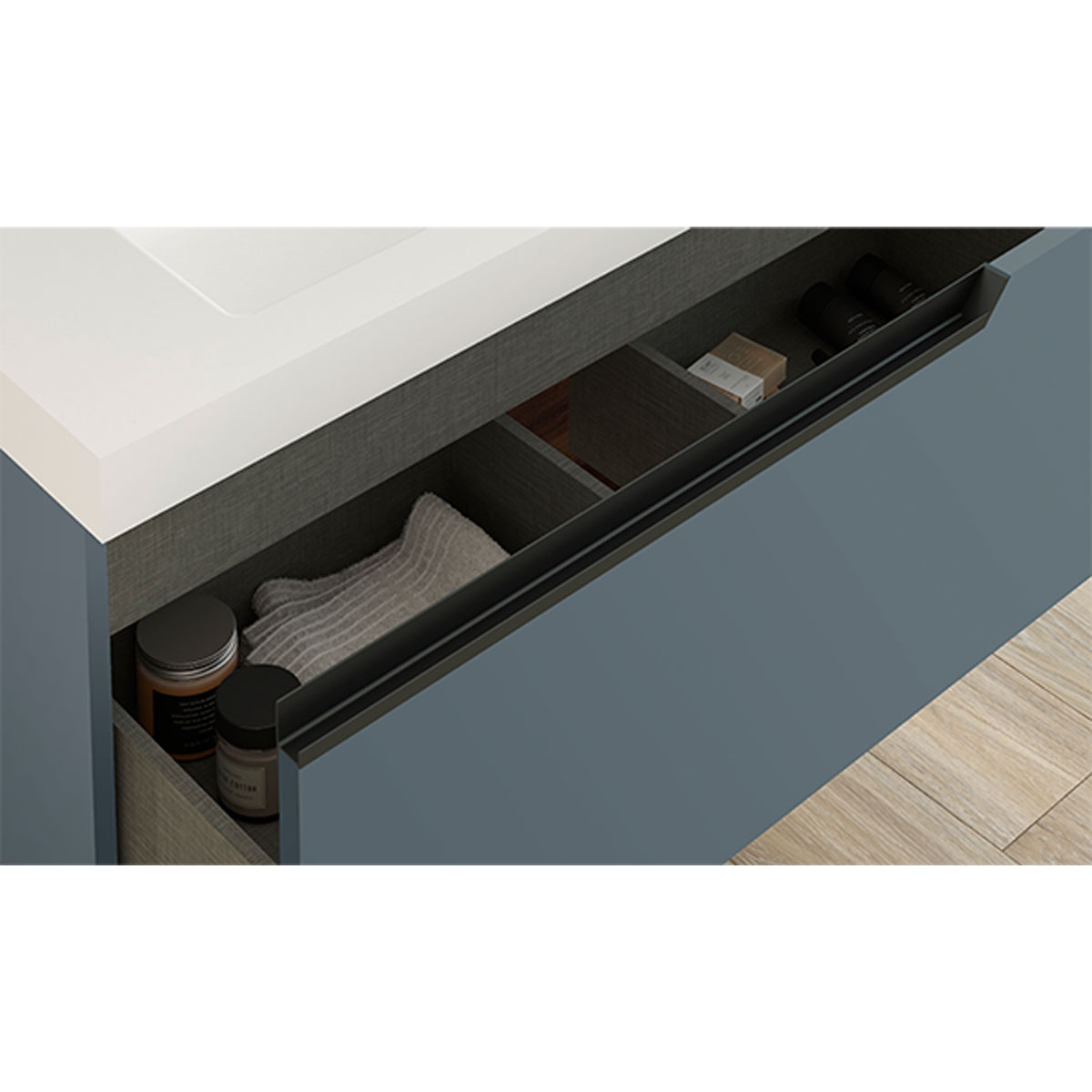 Schublade 2 Badezimmermöbel Avio 1c1h