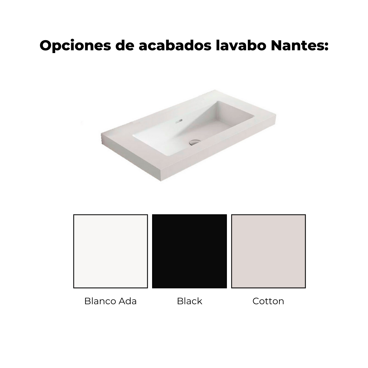 lavabo nantes cotton 1c