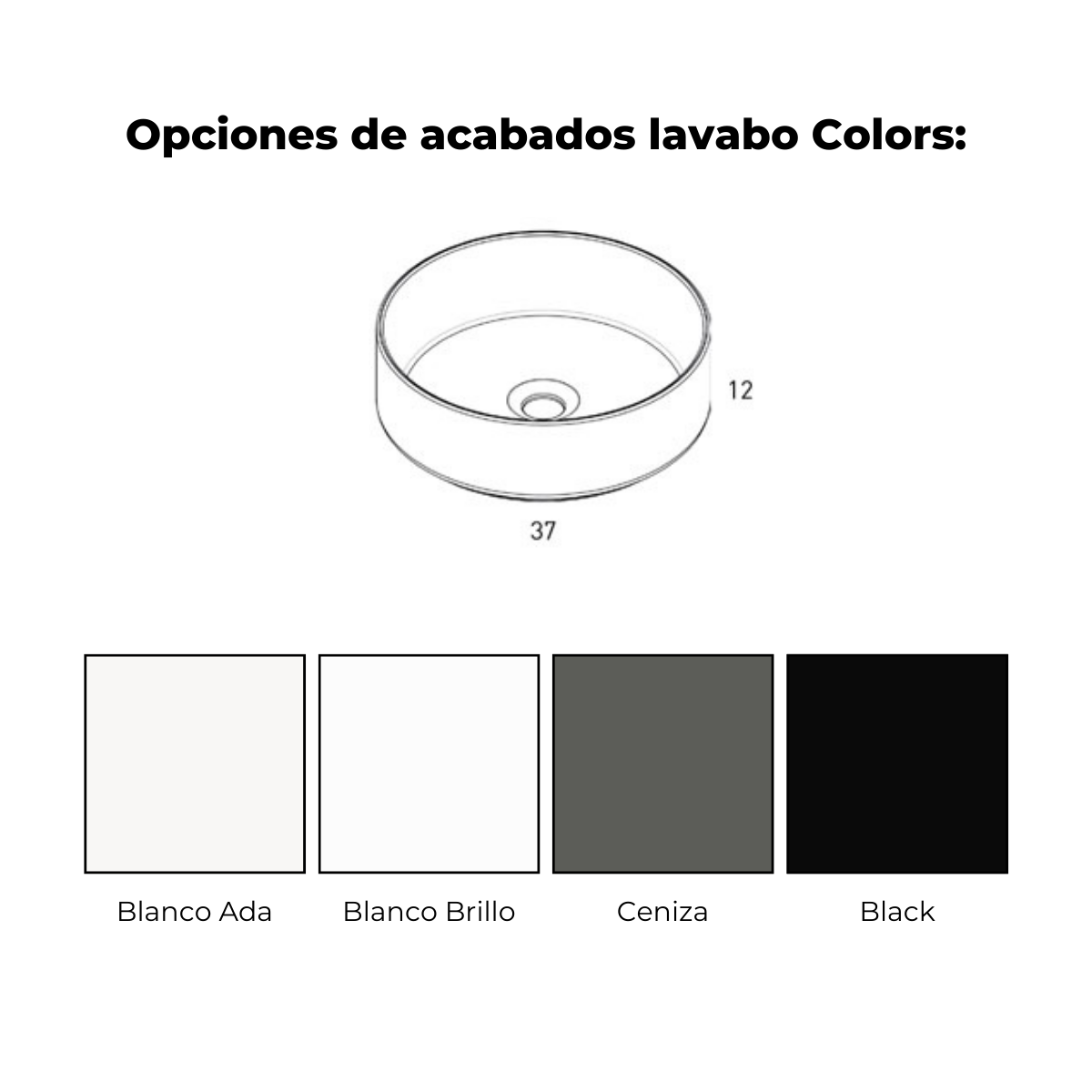 lavabo colors negro 1c
