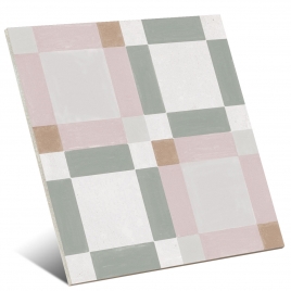Muster Pink Quadrat 22,3x22,3 (Schachtel mit 0,65 m²)