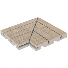 Grille d’angle Litos Feuille 24,5x33 cm