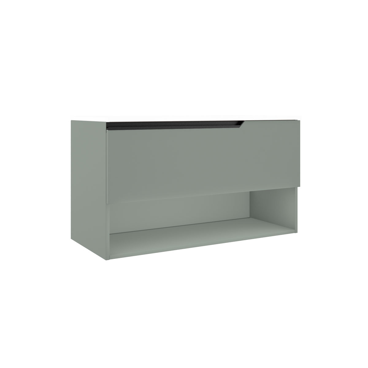 mueble baño estructura 1c1h eleven musgo