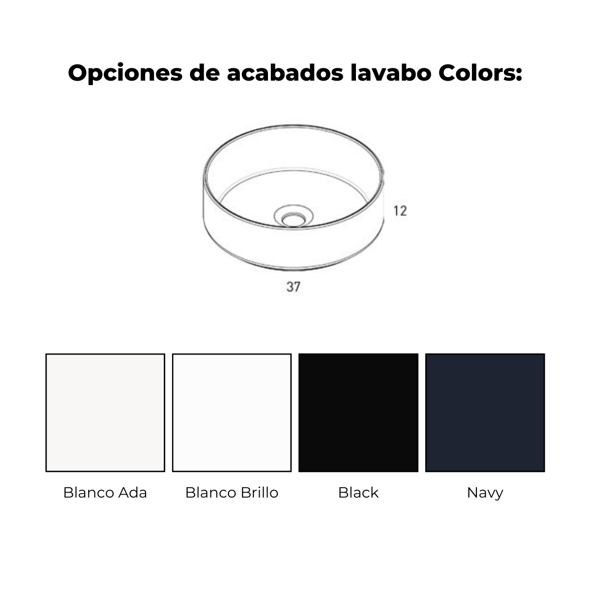 lavabo colors 1c1h eleven navy