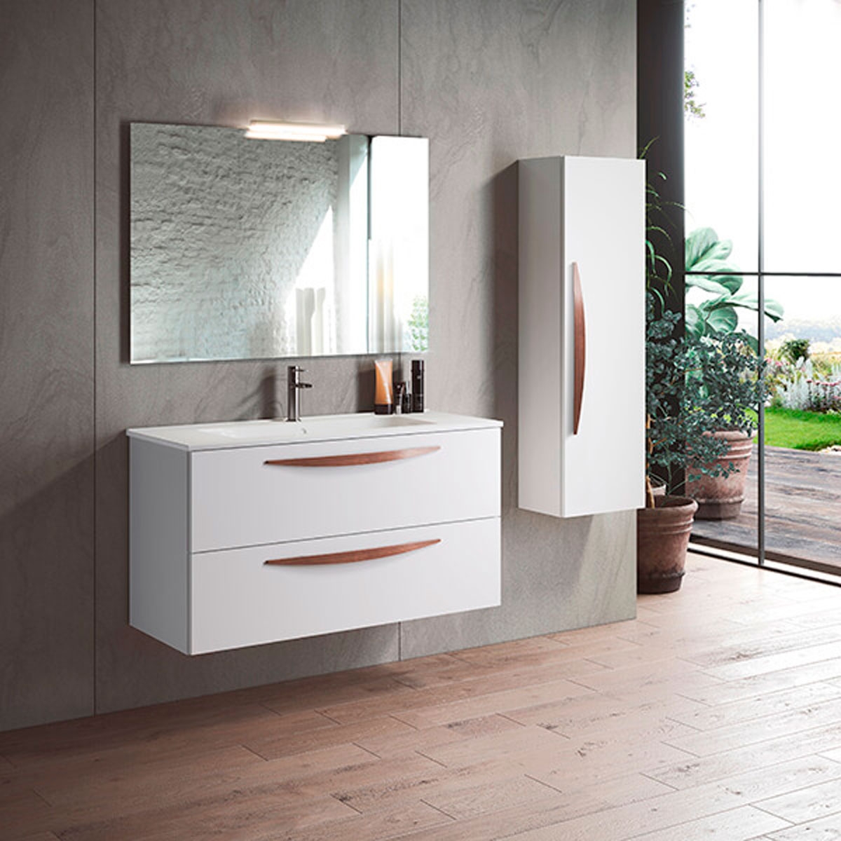 Arco 2C white bathroom furniture