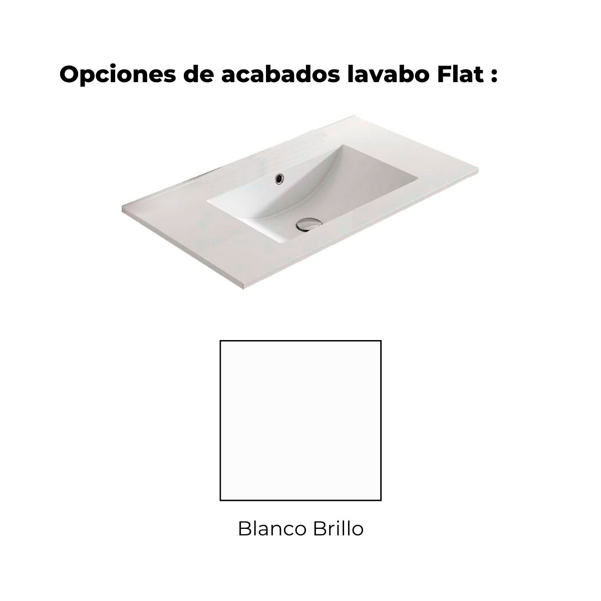lavabo flat blanco arco 3c