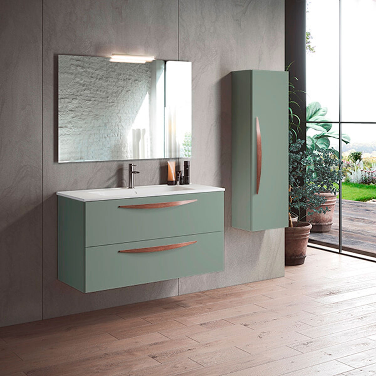 Meuble de salle de bain 2C arche de mousse