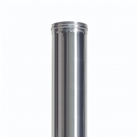 Gerade Rohr 100 cm Edelstahl