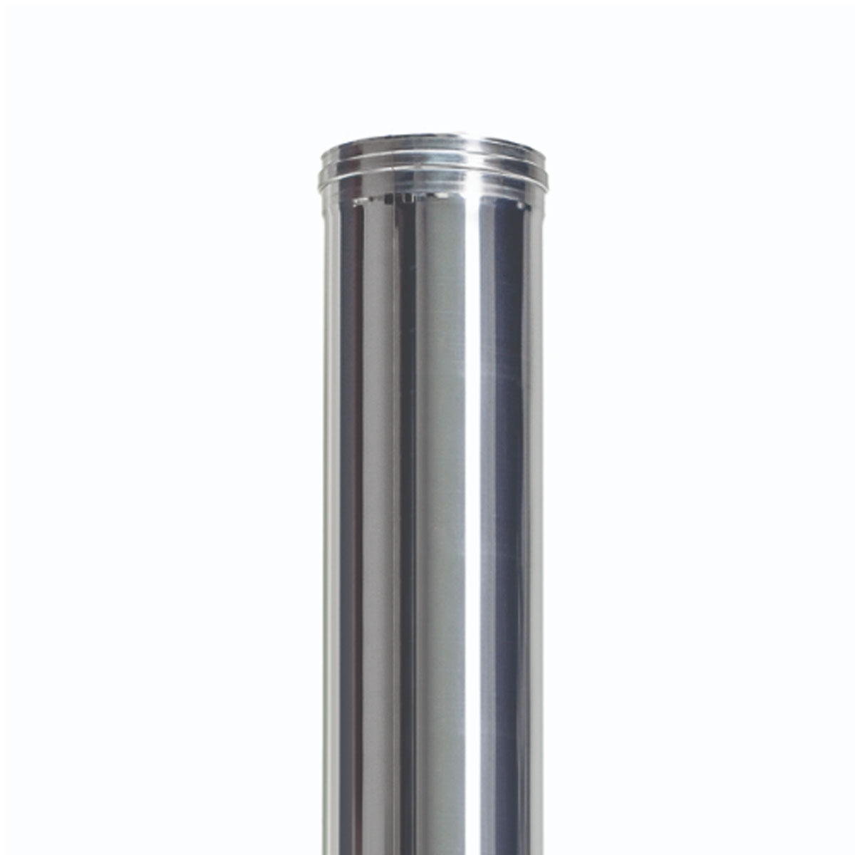 Straight tube 100cm stainless steel