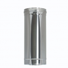 Tubo reto 50cm aço inoxidável