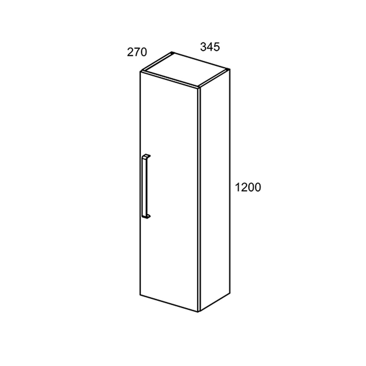 Bathroom wardrobe column bondi diagram