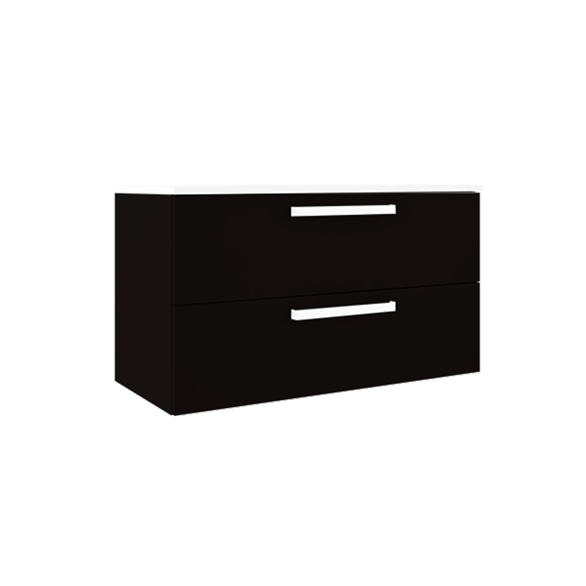 Black Bondi4 bathroom furniture