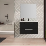 Black Bondi1 bathroom furniture