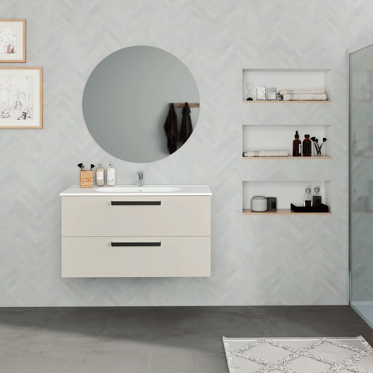 Cotton Bondi bathroom furniture
