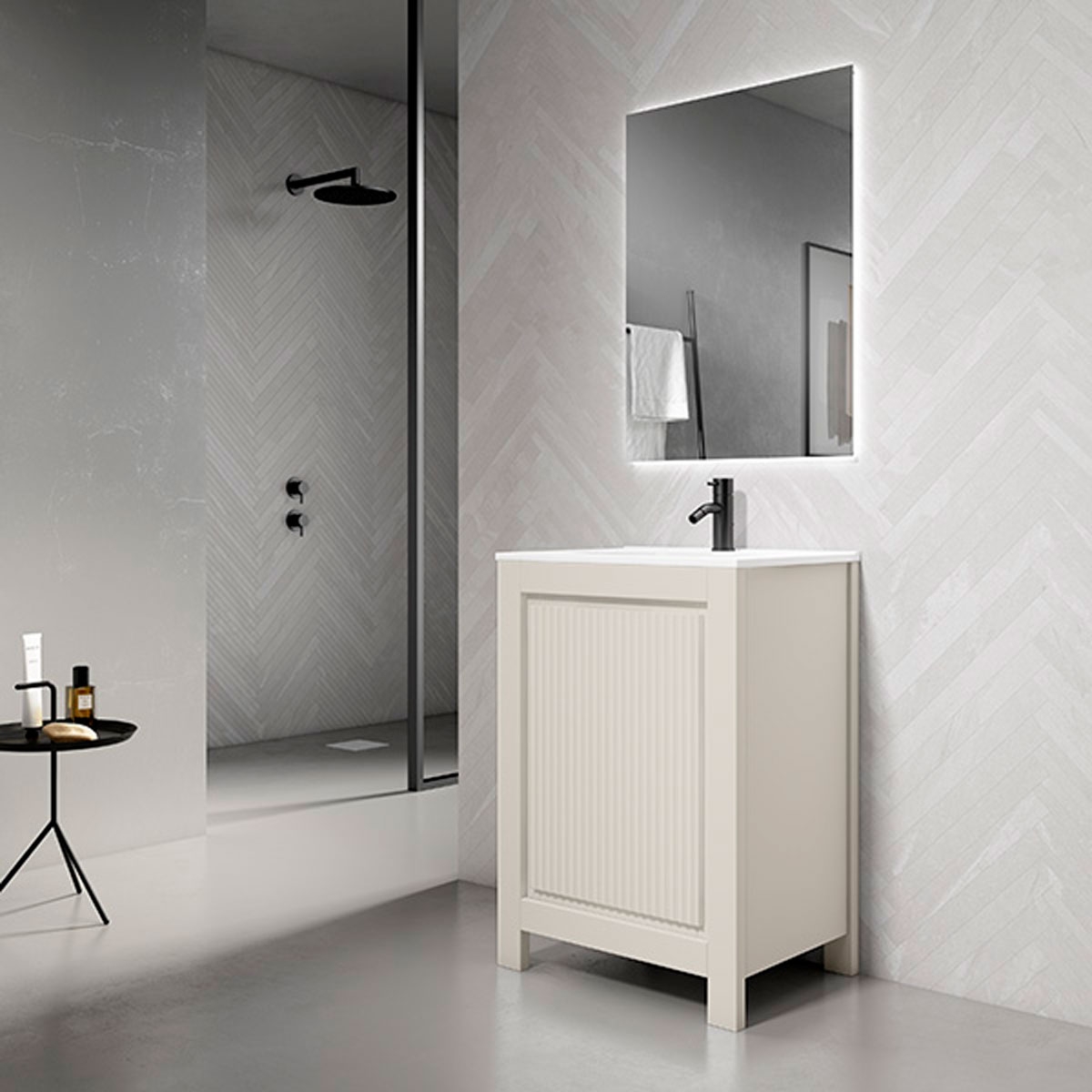 Vega 60 cm 1door 2 Bathroom Furniture