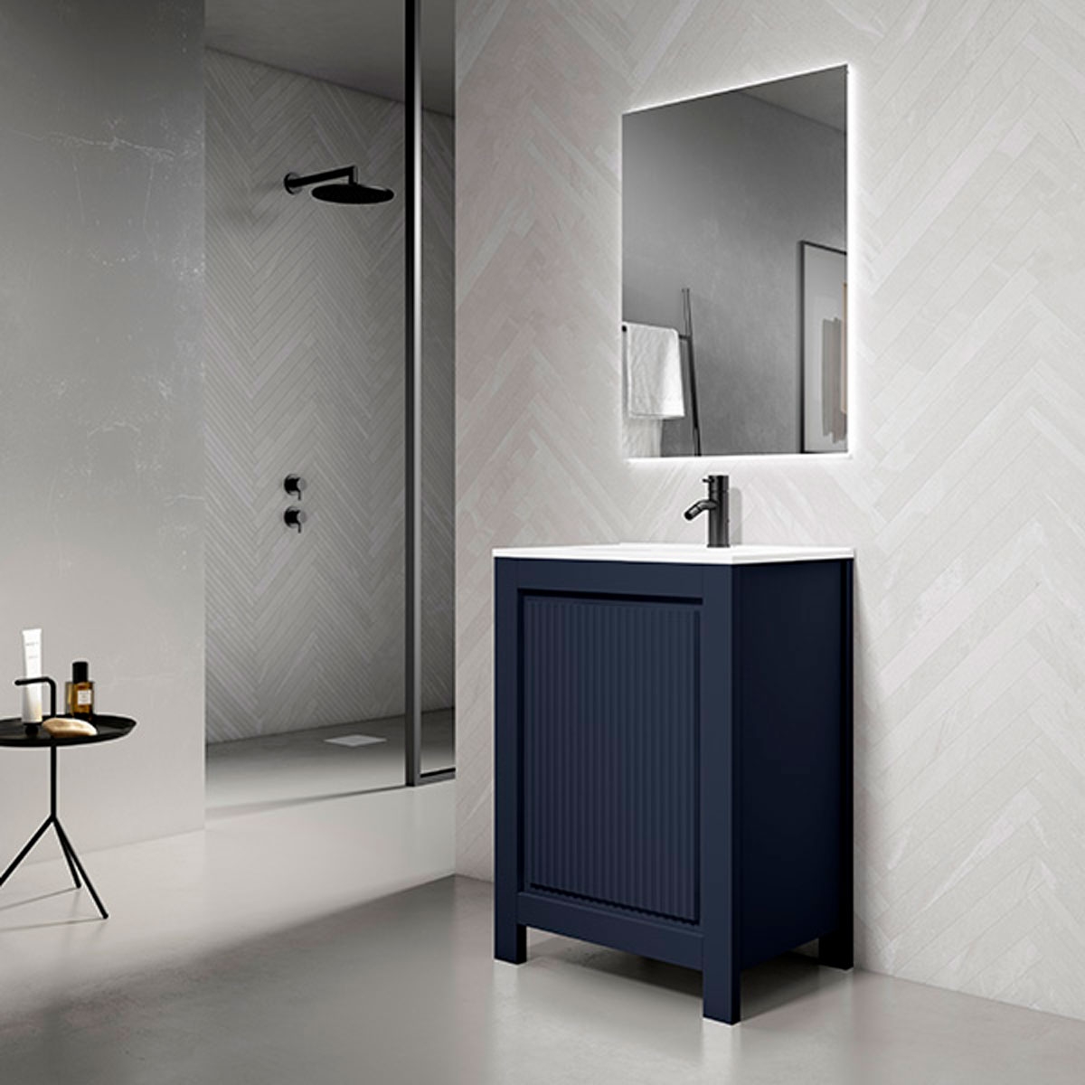 Vega 60 cm 1door 4 Bathroom Furniture