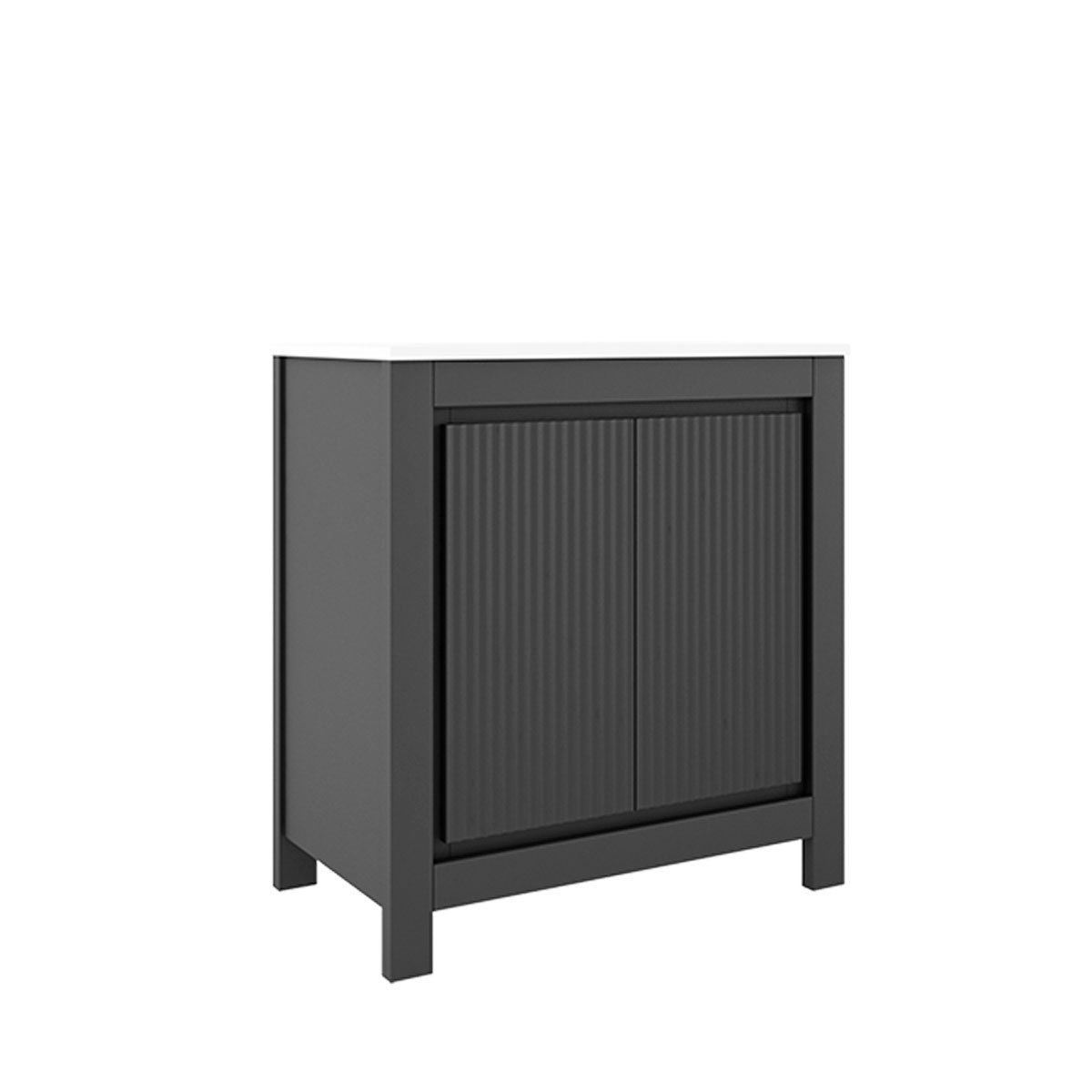 Mobilier de salle de bain 80 cm vega sol 2 portes7