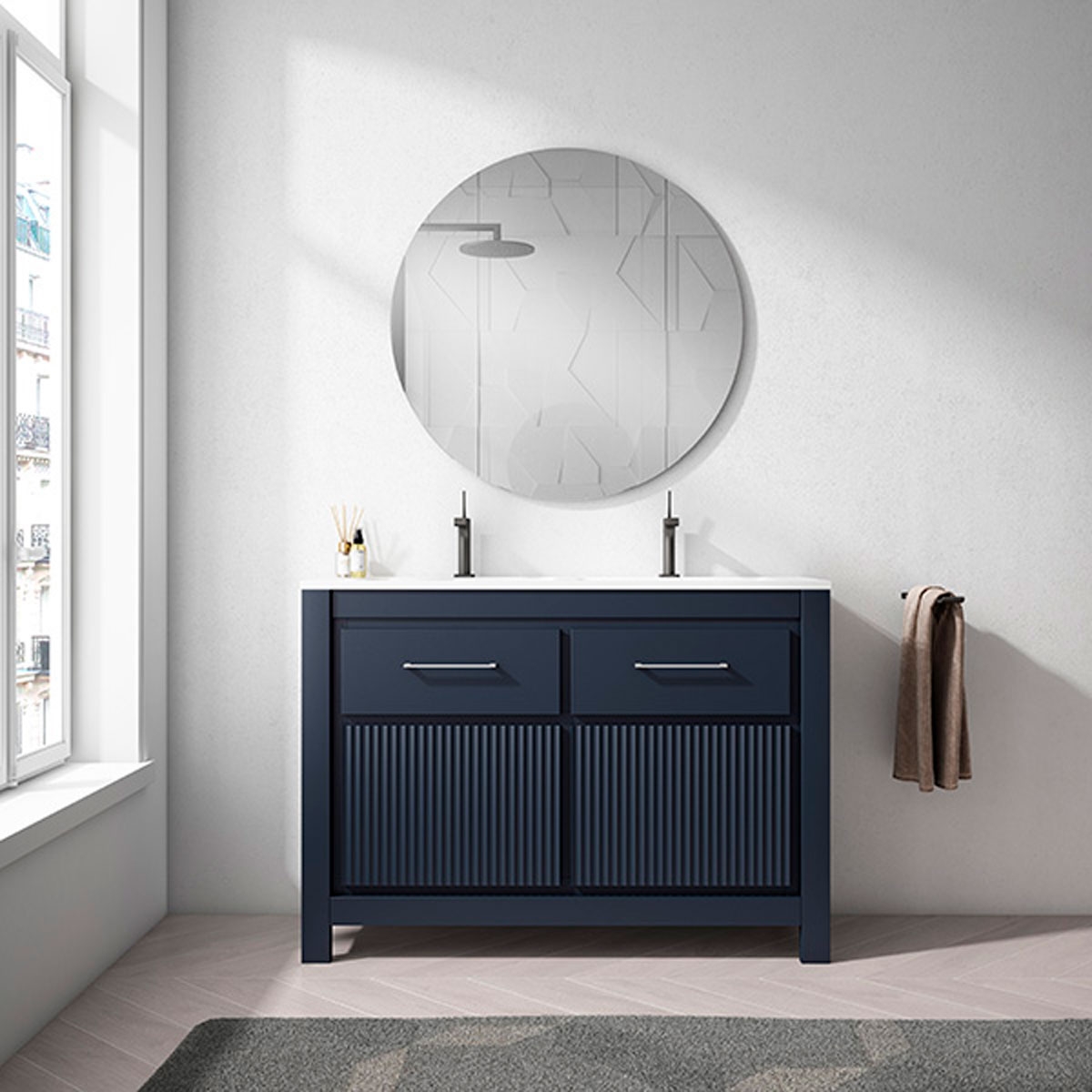 mueble de baño 120 cm 4 cajones